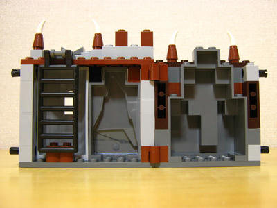 しにがみ大王の城：城壁