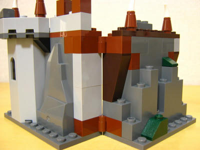 しにがみ大王の城：城壁