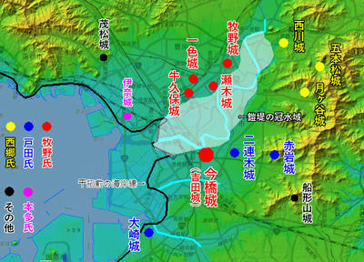 戦国時代の東三河の城(修正版)