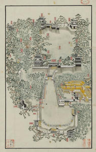 御本丸二之御丸略絵図