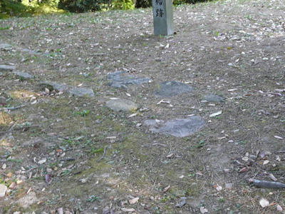 吉田城辰巳櫓跡土壁土台