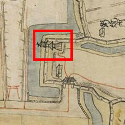 三州吉田城図_太鼓櫓