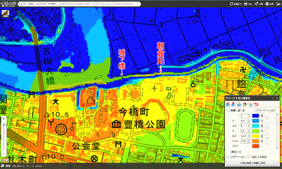 地理院地図標高図