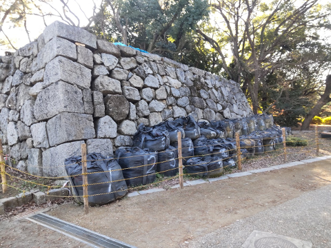 南多門東面石垣