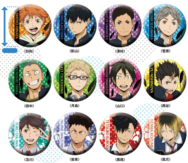 ハイキュー!! トレーディング缶バッジ
