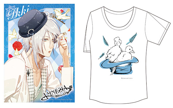 AMNESIA World &times; ROMANTICA Clothesコラボ Tシャツ