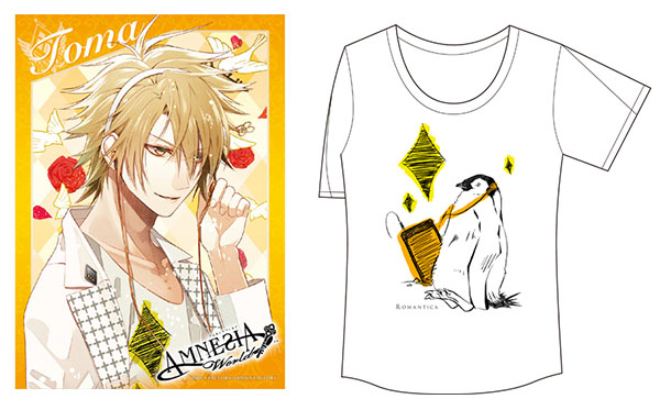AMNESIA World &times; ROMANTICA Clothesコラボ Tシャツ