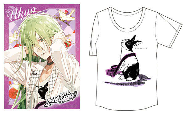 AMNESIA World &times; ROMANTICA Clothesコラボ Tシャツ