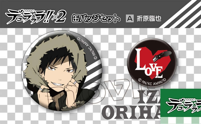 デュラララ!!&times;2 缶バッジセット