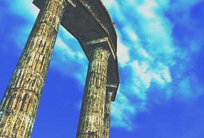 思わず見上げた空。