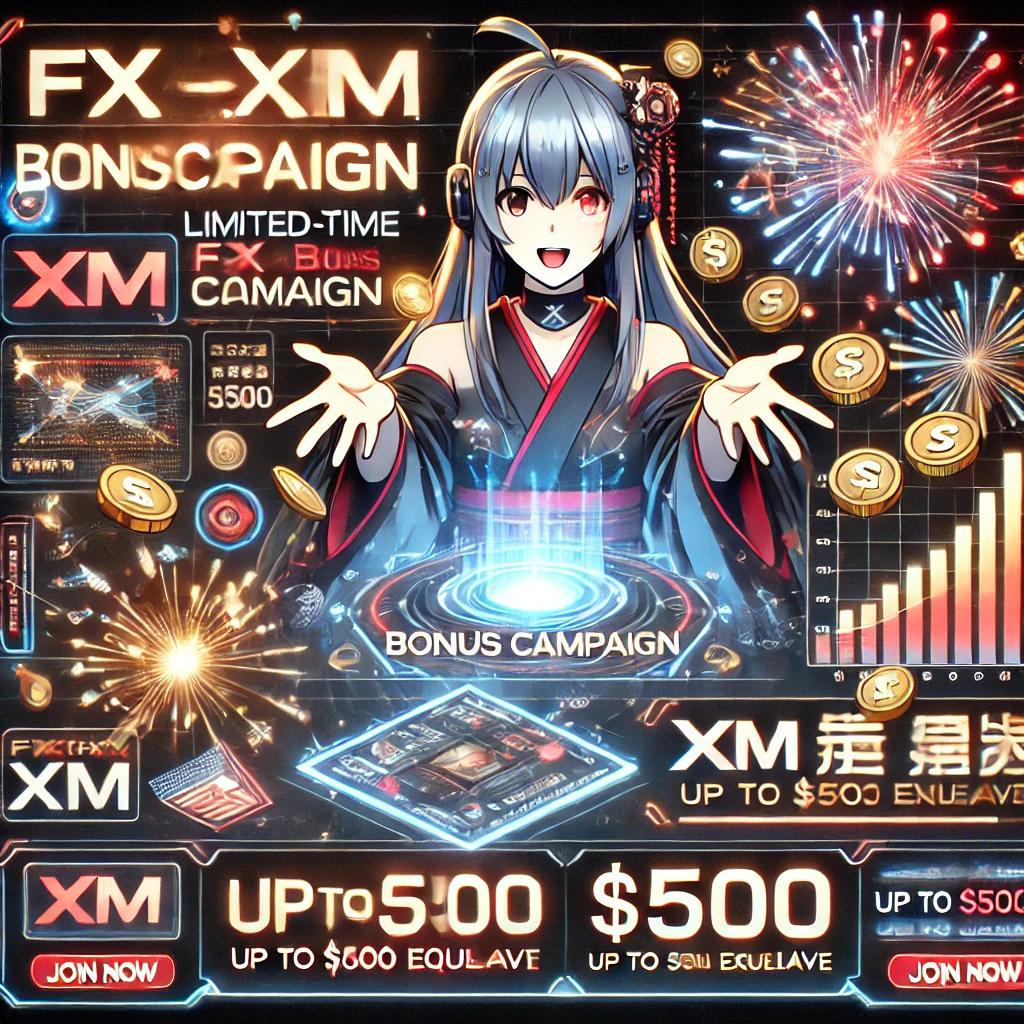 XMのボーナスキャンペーンで最大500ドル獲得ガイド