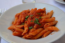 penne all'arrabbiata(wikipedia)