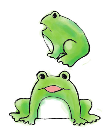 front and side view