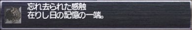 忘れ去られた感触＠アイテム説明