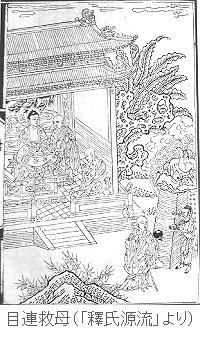 『釈氏要覧』「目連救母」