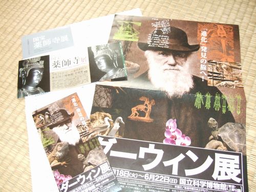 薬師寺展＆ダーウィン展
