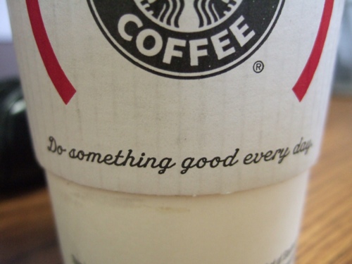 Do something good every day.