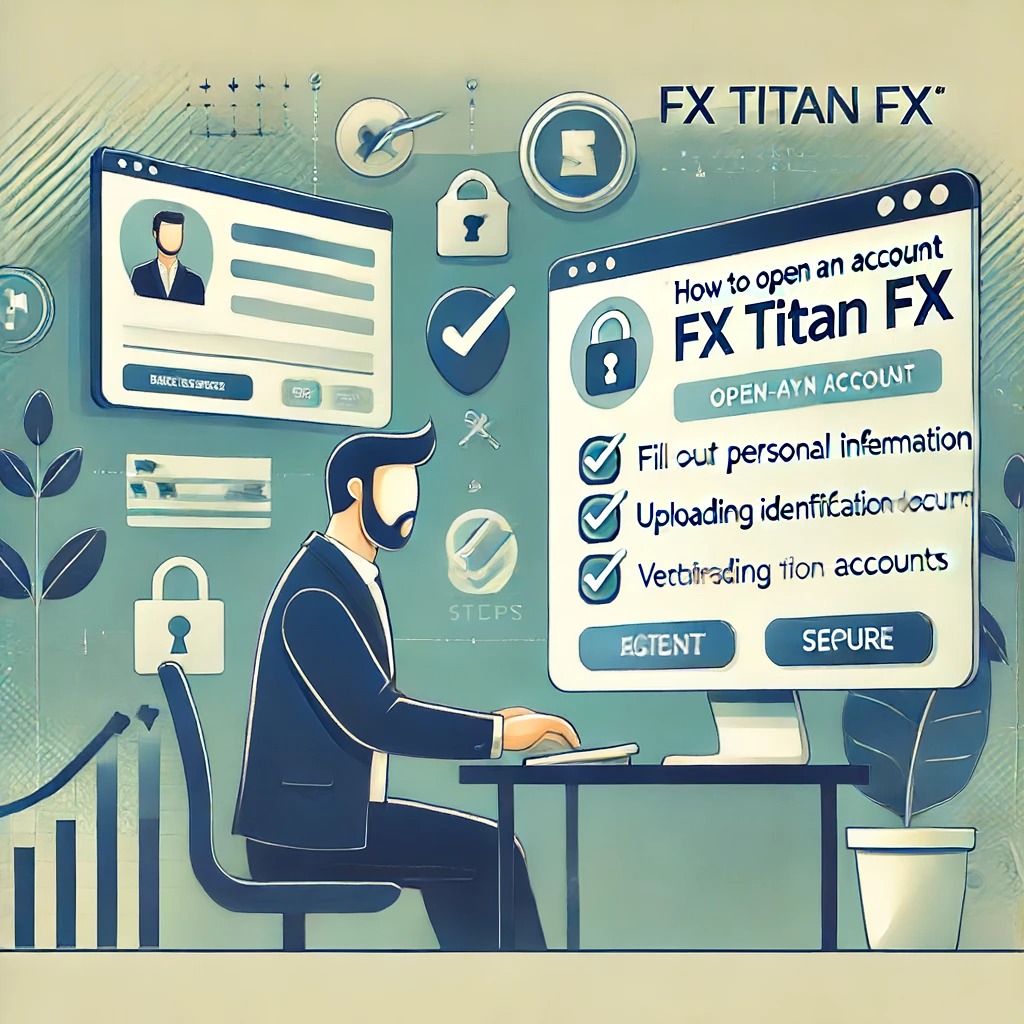 Titan FXの口座開設の方法を徹底解説：ステップごとの手順