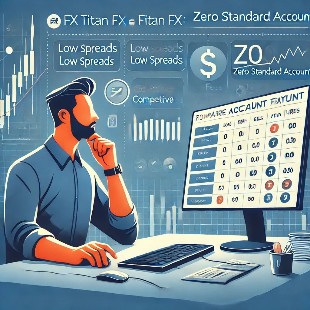 Titan FX Zeroスタンダード口座の特徴