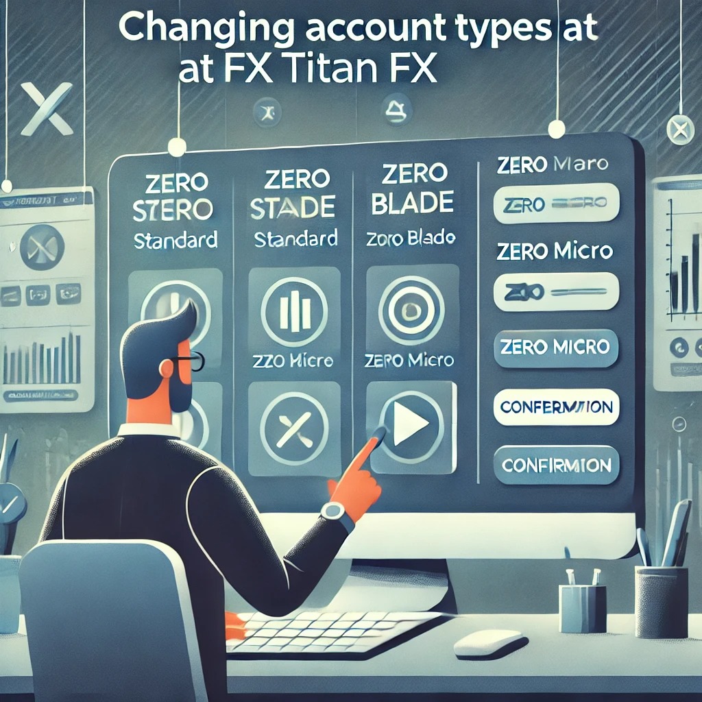 Titan FXの口座タイプの変更方法：設定の手順と注意点