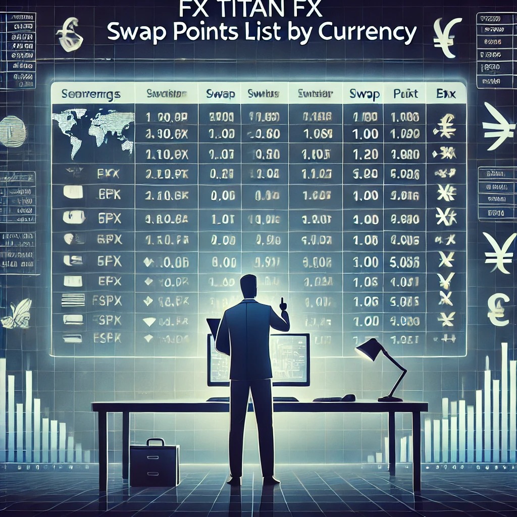 Titan FXのスワップポイントの通貨別一覧と確認方法