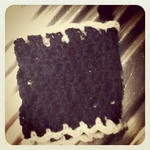 アクリルたわし。使用済み。