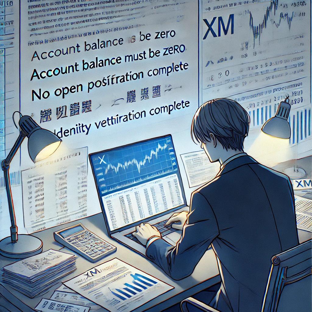 XM口座解約に必要な4条件を解説