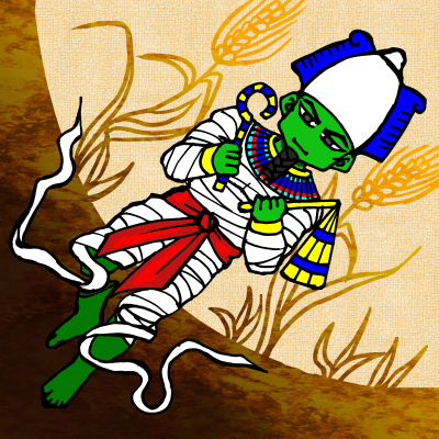 植物神オシリス