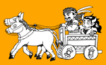 馬車で暴走中