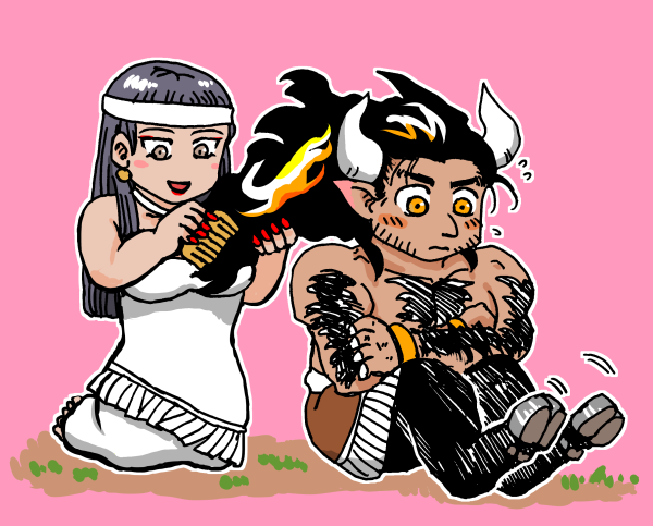 エンキドゥとシャムハトさん