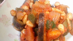 夏野菜+水煮大豆