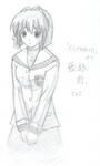 「CLANNAD」より藤林椋。椋可愛いよ椋。