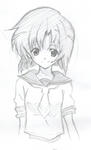 レナ。ちょっと表情が固い…