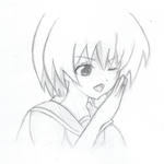 沙都子。やっぱこういう顔の方がキャラクタ性が出ていいよねw