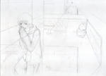 背景も描いてみたはいいものの…（本文に続く）