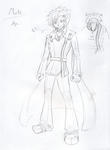 ラフデザイン。昔に描いたデザインが元になってます。