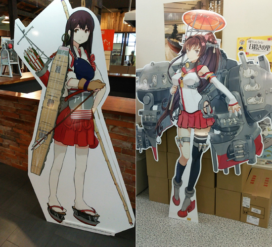 結構艦これ推しで有名らしい&hellip;1Fは土産物屋