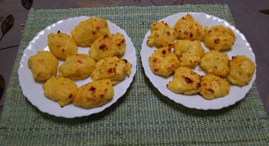 卵黄で照りも付けたものの…