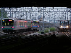 地下鉄３種の車両の共演です！