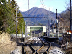 いつか水没してしまう、川原湯温泉駅構内