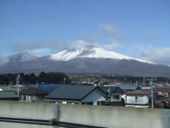 新幹線から見えた浅間山