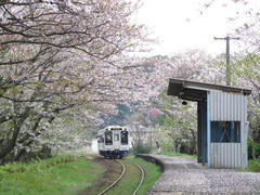 浦ノ崎駅にて