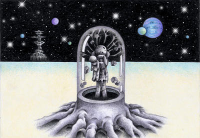 Science fiction Illustration, Images and Pictures - 「Capsule」