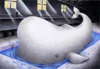 Science fiction Illustration, Images and Pictures - 「Whale that has dream」
