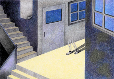 Science fiction Illustration, Images and Pictures - 「Ghost story of classroom」