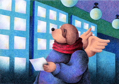 Fairy tale Illustration “Angel Dog”, Images and Pictures - 「Means of life」