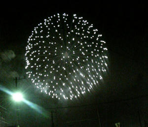 手賀沼花火０１