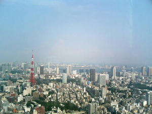 森ビル展望台から