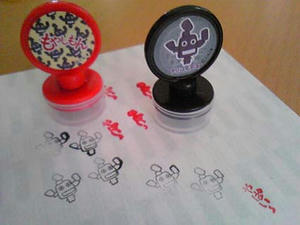 スタンプ黒カビ