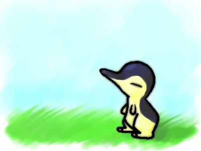 しまった！背中の模様が…